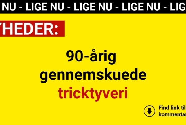 90-årig gennemskuede tricktyveri