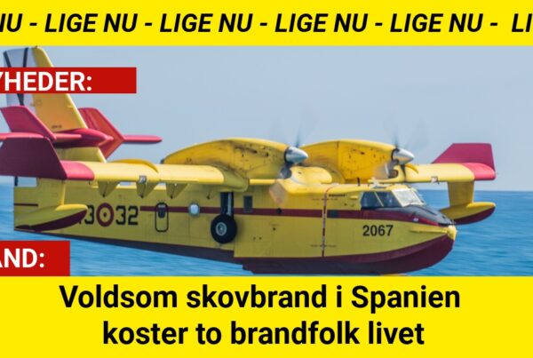 Voldsom skovbrand i Spanien koster to brandfolk livet