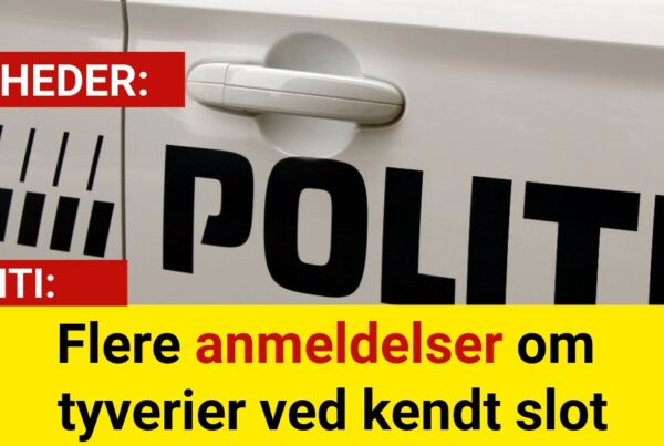 Flere anmeldelser om tyverier ved kendt slot