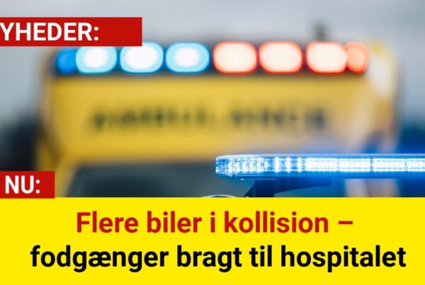 Tre tilskadekomne efter sammenstød