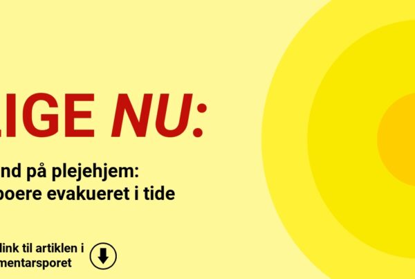 Brand på plejehjem: Beboere evakueret i tide