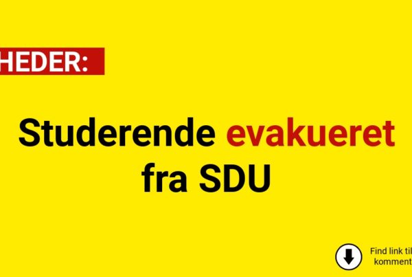 Studerende evakueret fra SDU