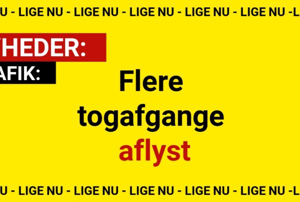 Flere togafgange aflyst