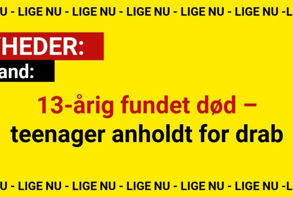 13-årig fundet død – teenager anholdt for drab