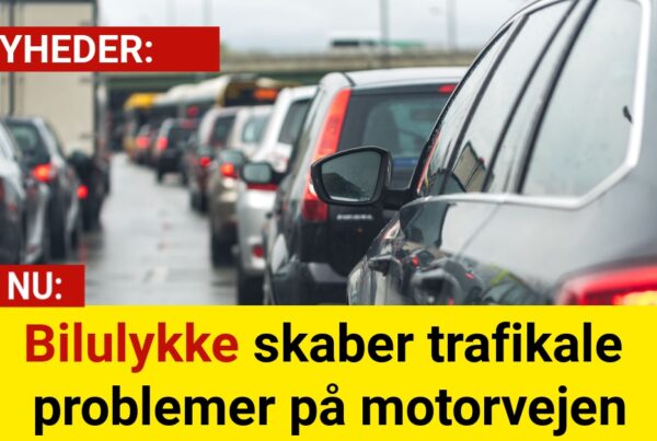 Bilulykke skaber trafikale problemer på motorvejen