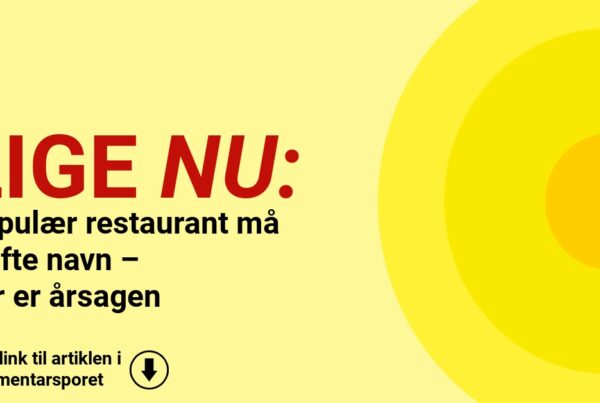Populær restaurant må skifte navn – her er årsagen