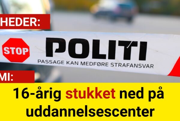 16-årig stukket ned på uddannelsescenter