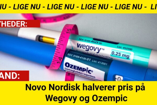 Novo Nordisk halverer pris på Wegovy og Ozempic