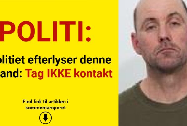 Politiet efterlyser denne mand: Tag IKKE kontakt