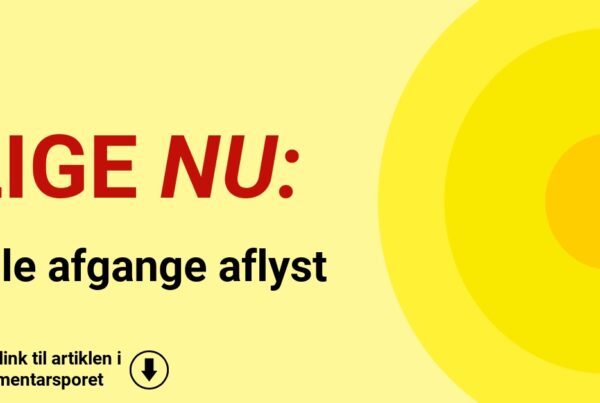 Alle afgange aflyst