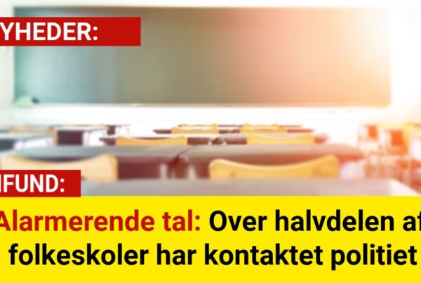 Alarmerende tal: Over halvdelen af folkeskoler har kontaktet politiet