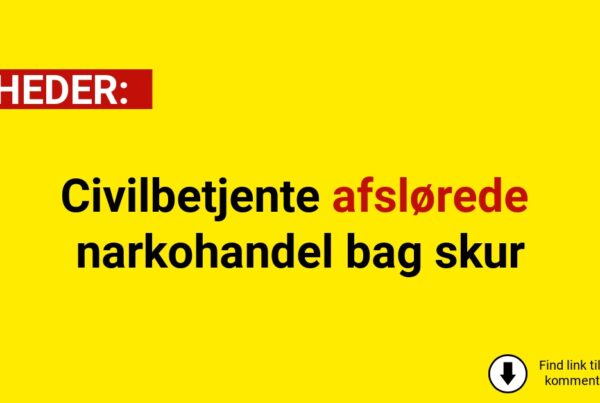 Civilbetjente afslørede narkohandel bag skur
