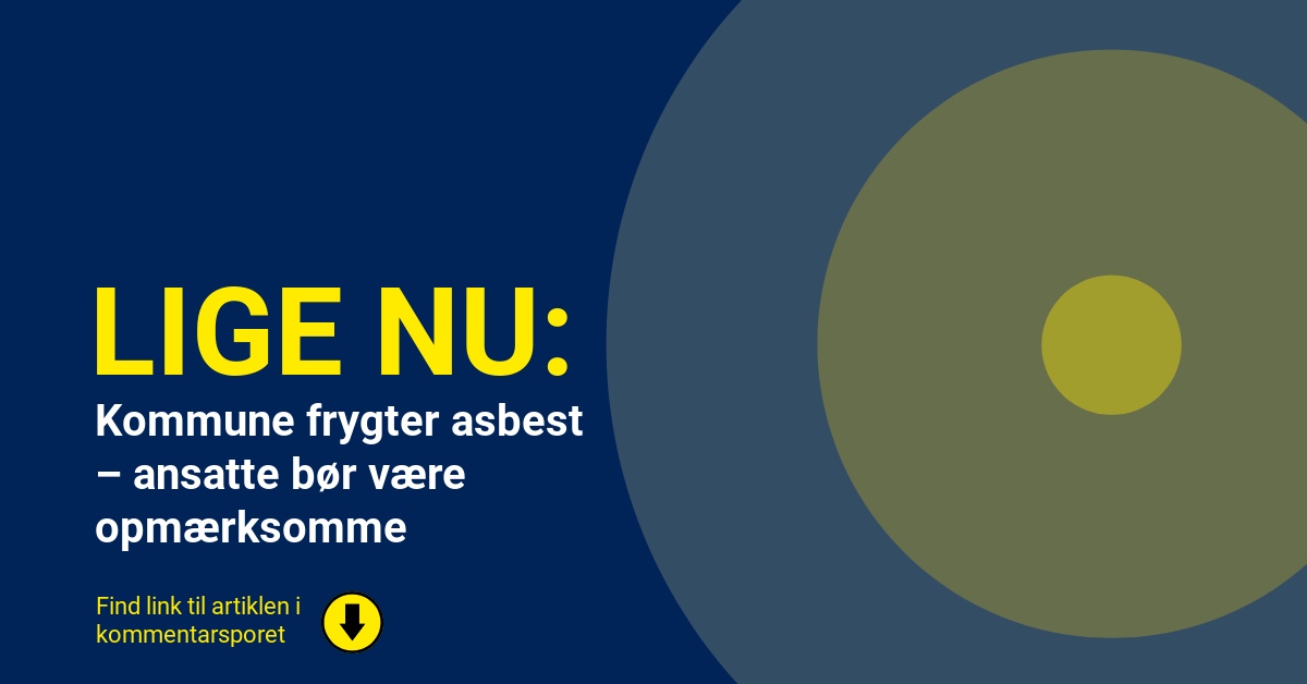 Kommune frygter asbest – ansatte bør være opmærksomme