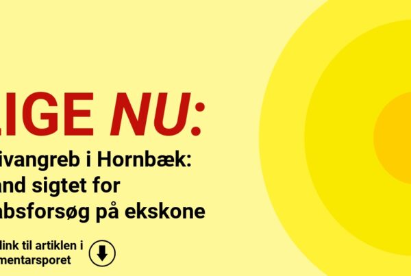 Knivangreb i Hornbæk: Mand sigtet for drabsforsøg på ekskone