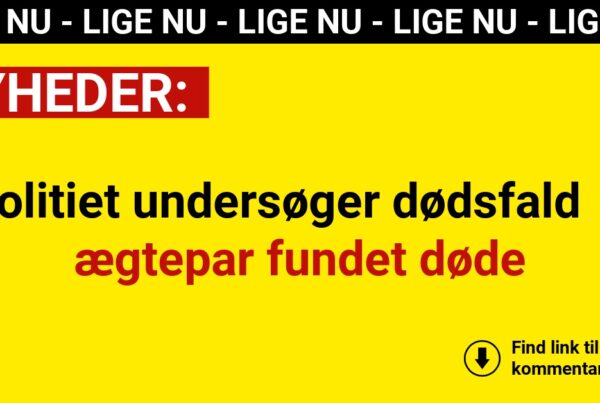Politiet undersøger dødsfald – ægtepar fundet døde