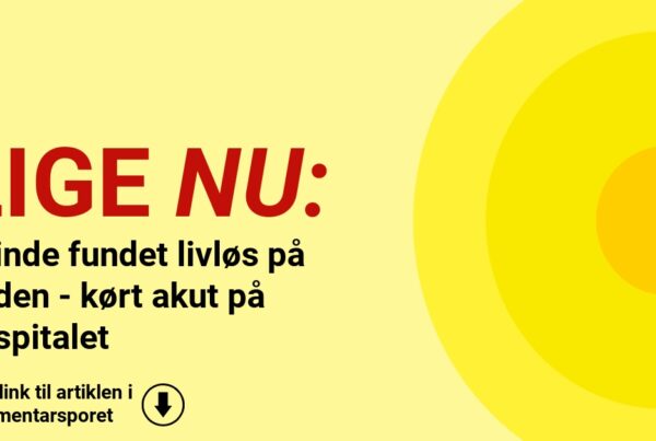 Kvinde fundet livløs på gaden - kørt akut på hospitalet