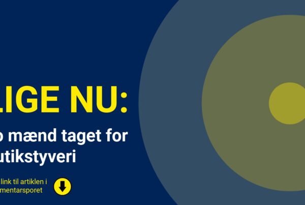 To mænd taget for butikstyveri