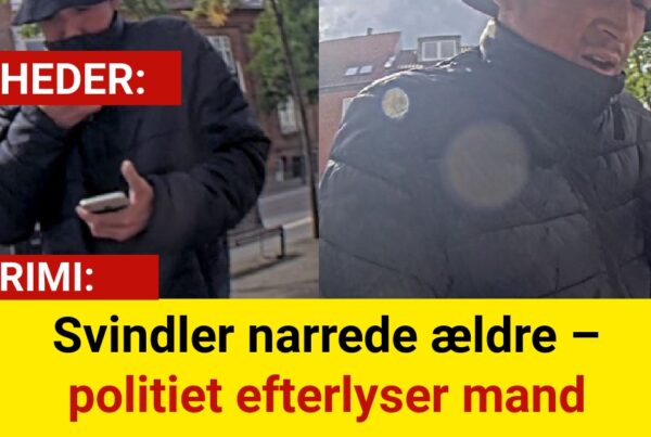 Svindler narrede ældre – politiet efterlyser mand
