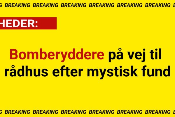 Bomberyddere på vej til rådhus efter mystisk fund