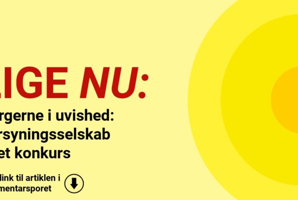 Borgerne i uvished: Forsyningsselskab gået konkurs