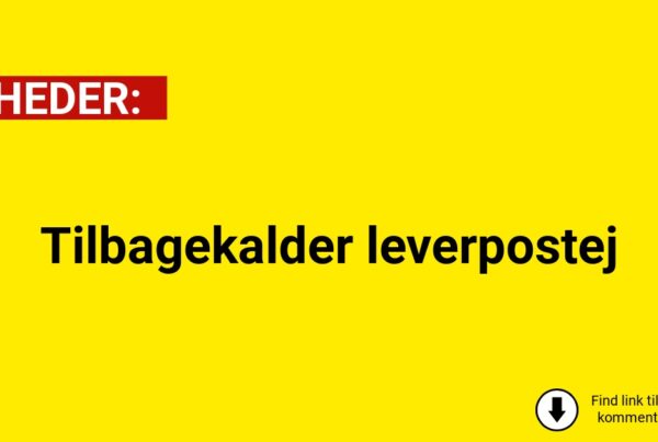 Tilbagekalder leverpostej