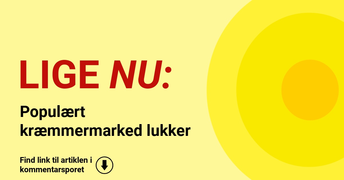 Populært kræmmermarked lukker