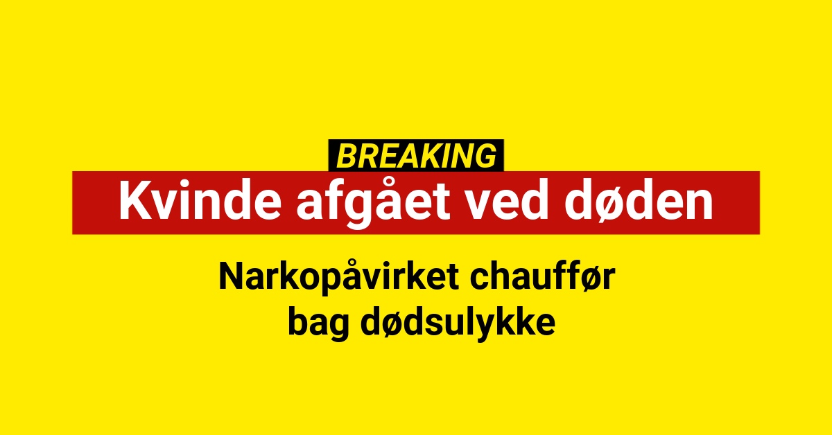 Kvinde afgået ved døden