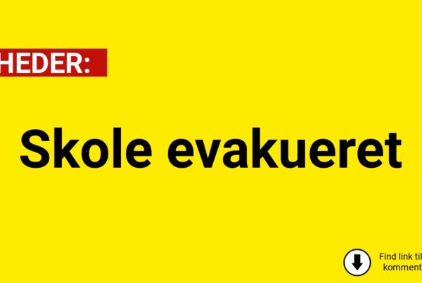 Skole evakueret