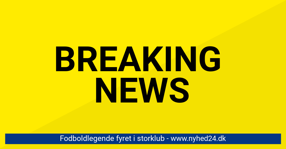 Fodboldlegende fyret i storklub