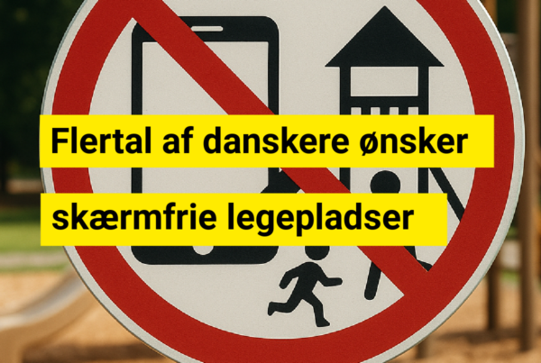 Flertal af danskere ønsker skærmfrie legepladser