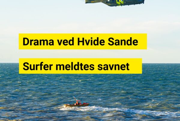 Drama ved Hvide Sande: Surfer meldtes savnet