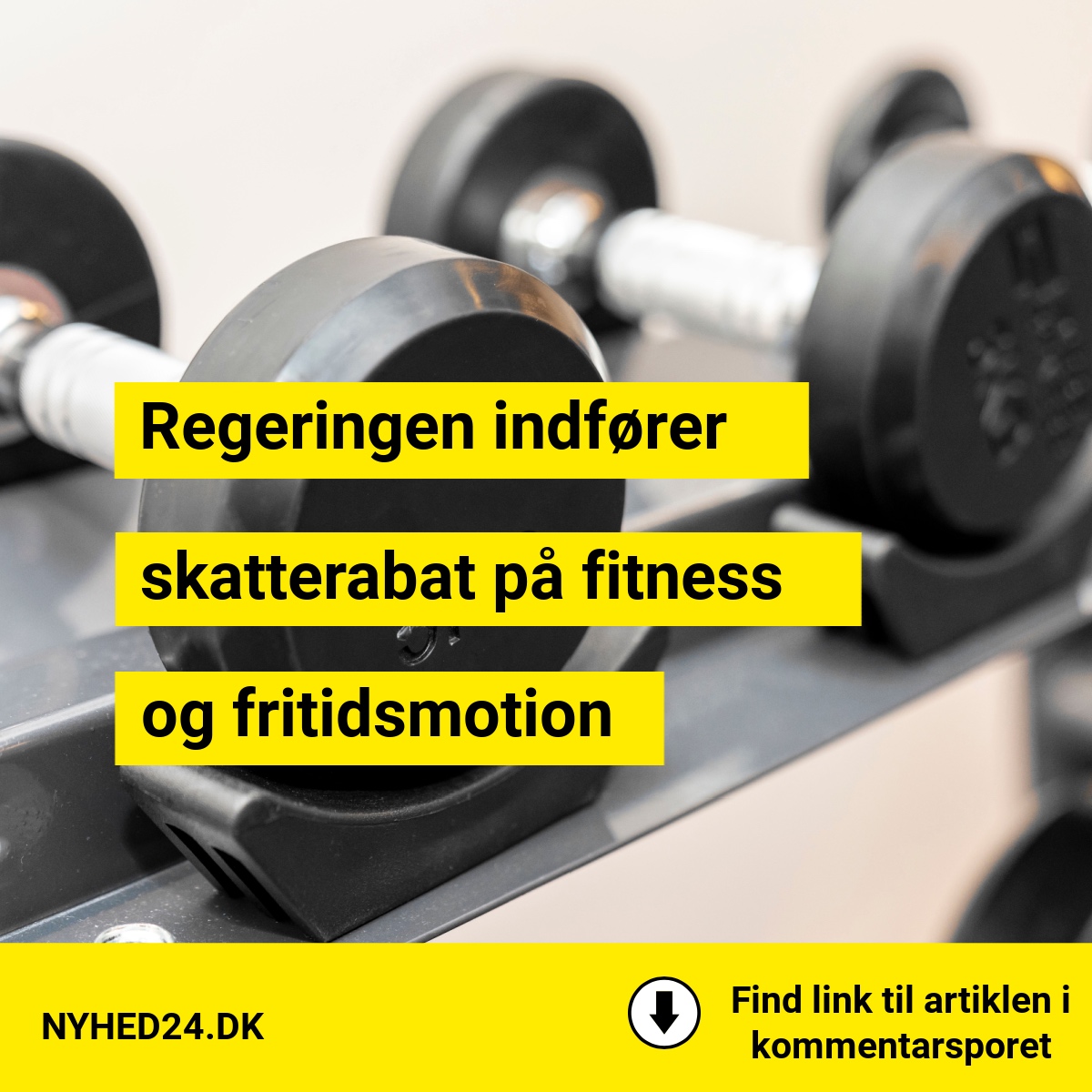 Regeringen indfører skatterabat på fitness og fritidsmotion