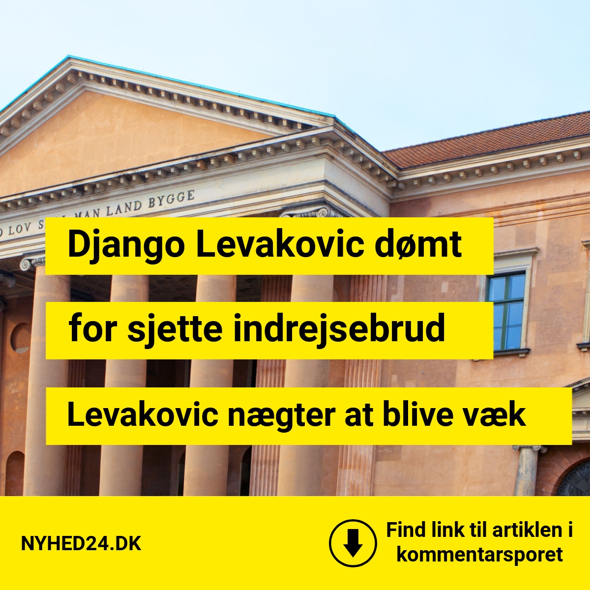 Trods forbud: Levakovic vender igen tilbage til Danmark