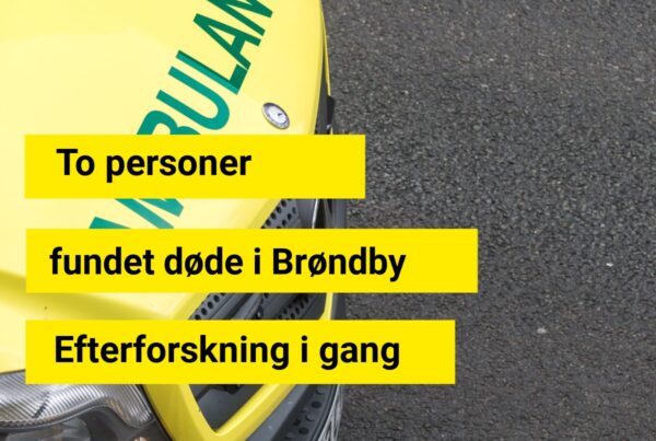 To personer fundet døde i Brøndby