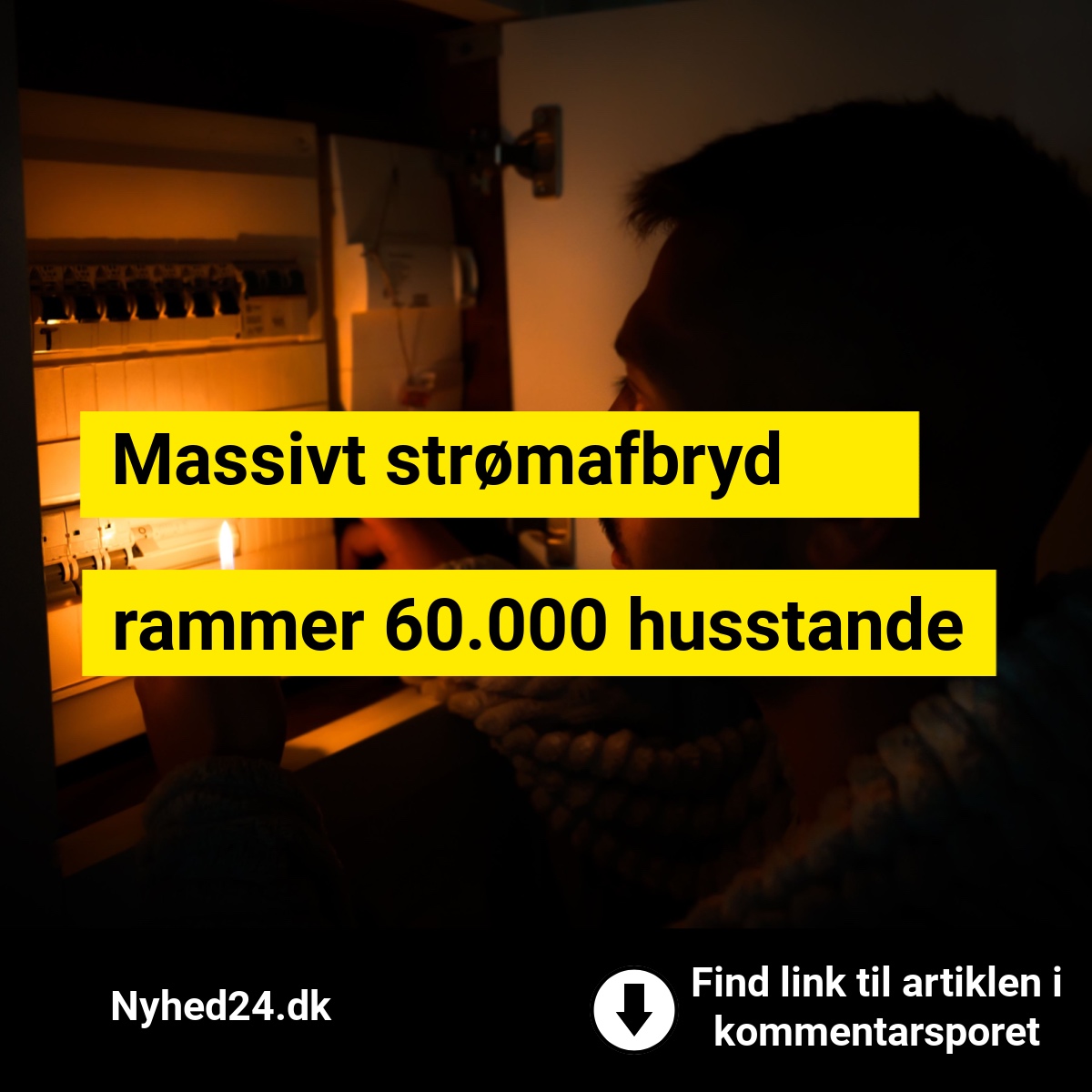 Total blackout: 60.000 uden strøm