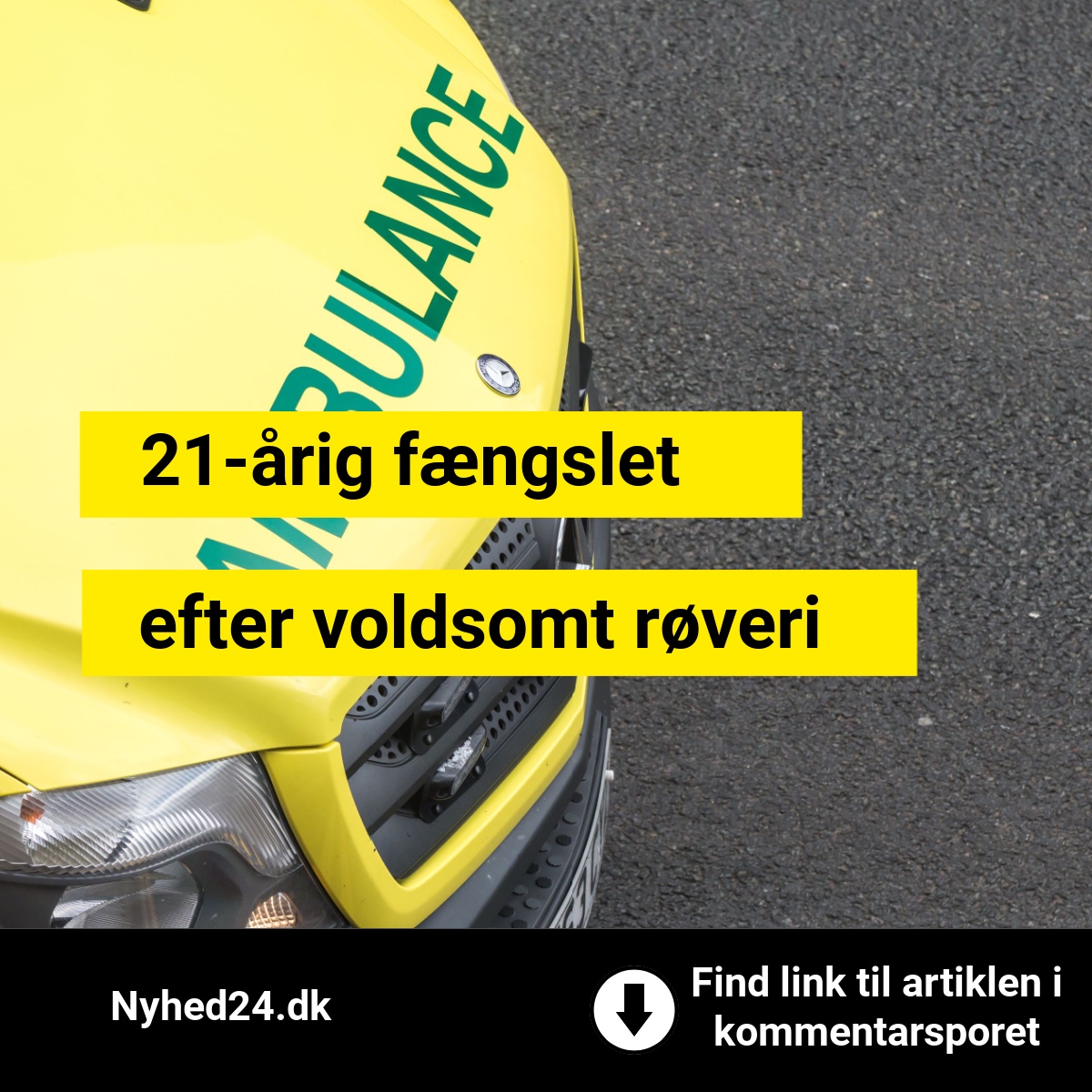 Mand såret, da han reddede kvinde fra røveri