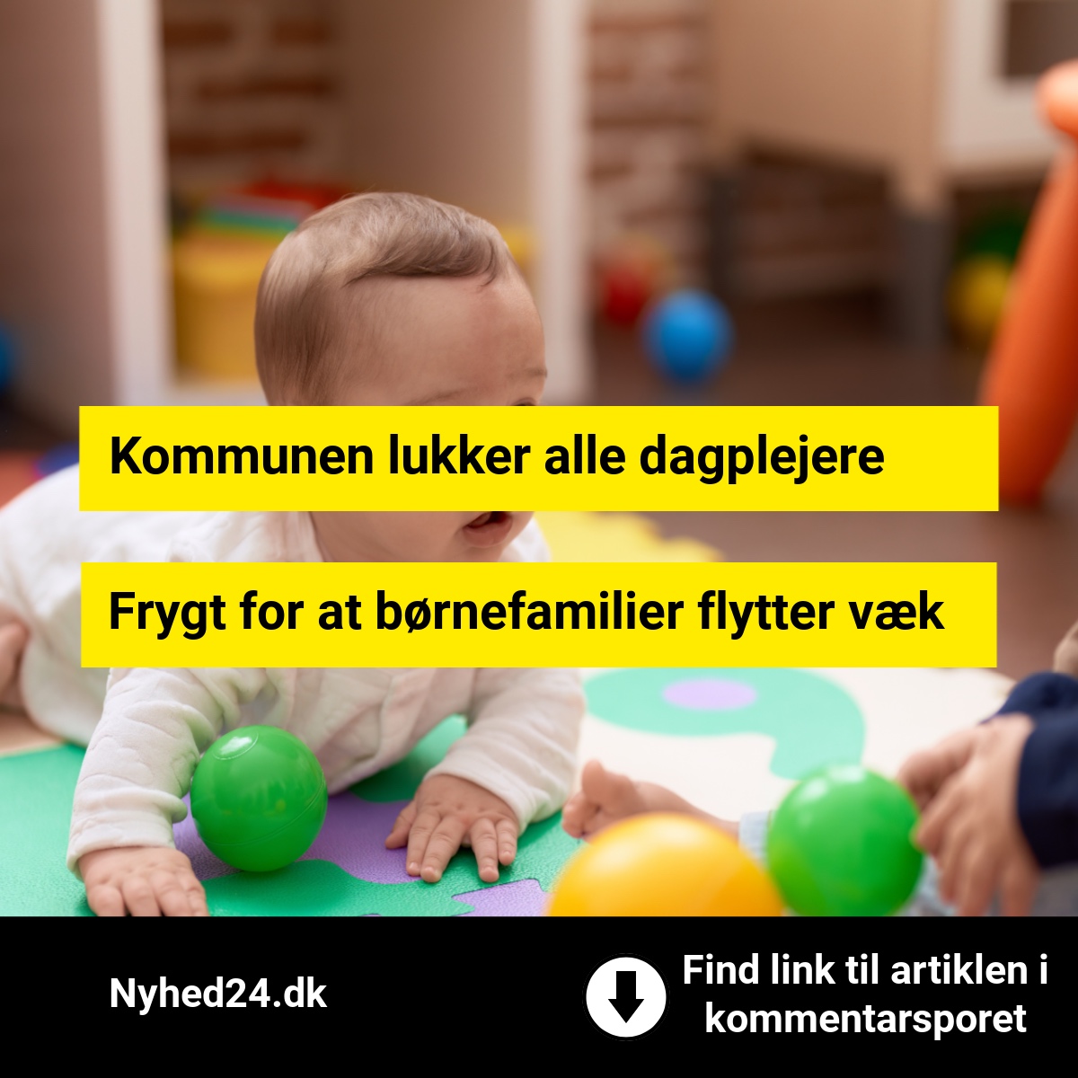 Kommunen lukker alle dagplejere - Frygt for at børnefamilier flytter væk