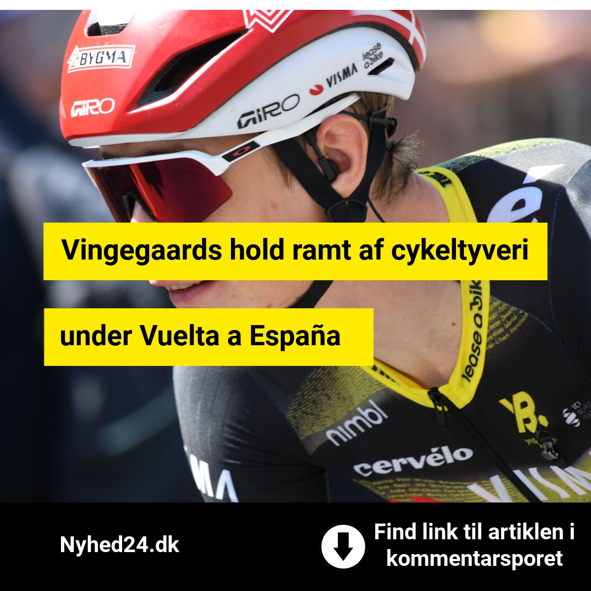 Vingegaards hold ramt af cykeltyveri under Vuelta a España