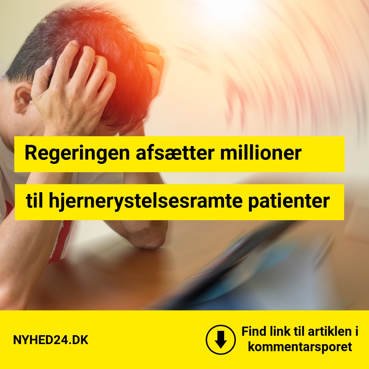 Regeringen afsætter millioner til hjernerystelsesramte patienter