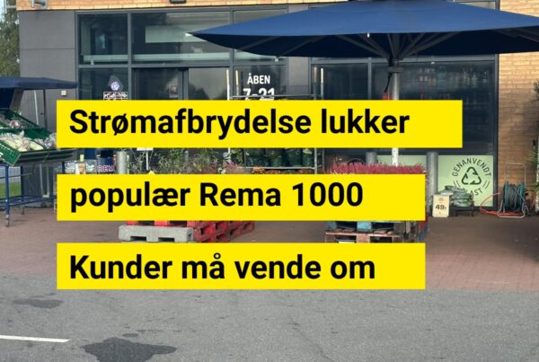 Strømafbrydelse lukker populær Rema 1000