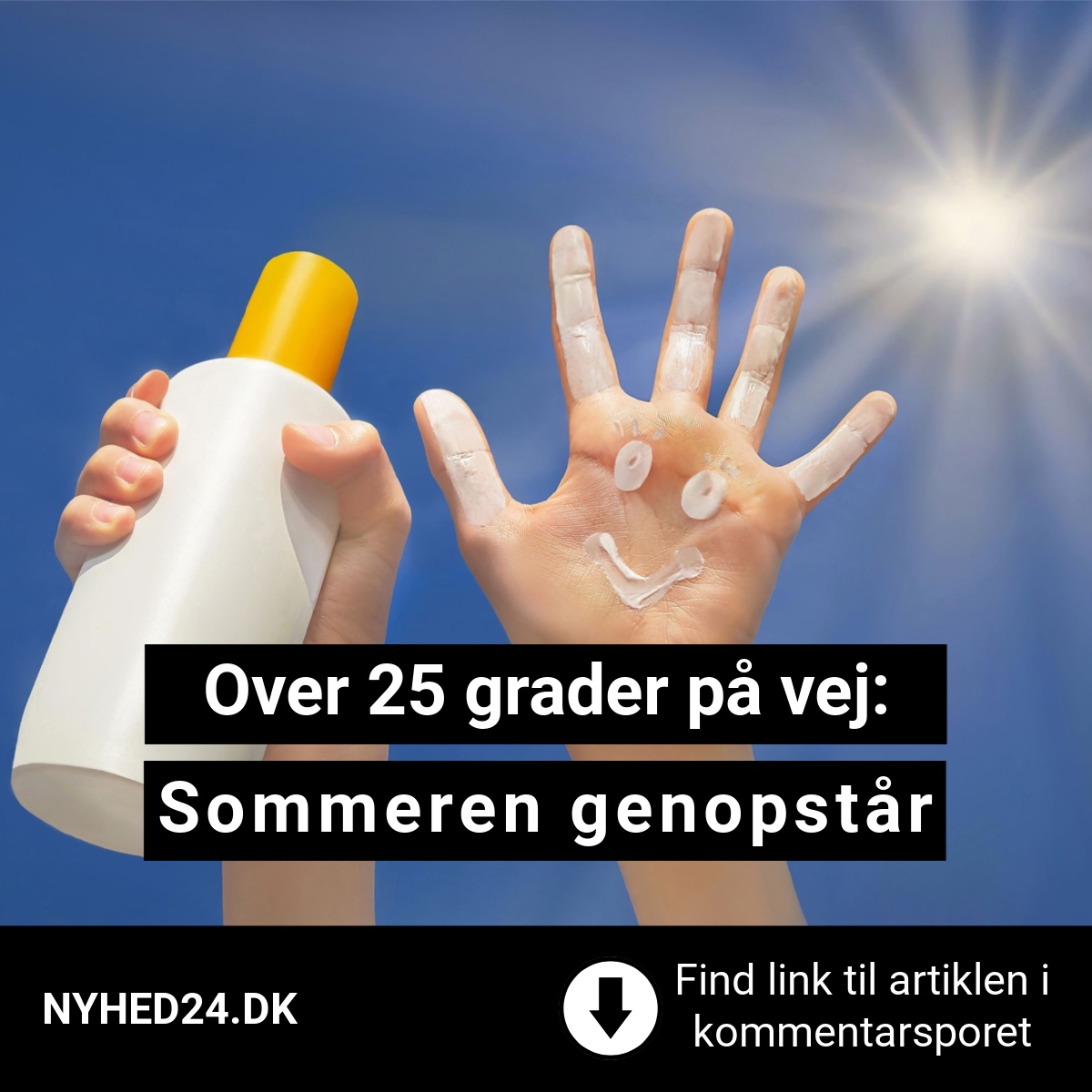 Over 25 grader på vej: Sommeren genopstårOver 25 grader på vej: Sommeren genopstår