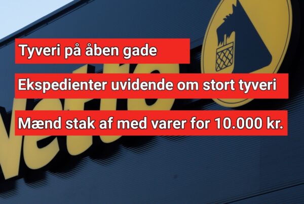To mænd stjal for tusindvis af kroner foran ekspedienternes øjne