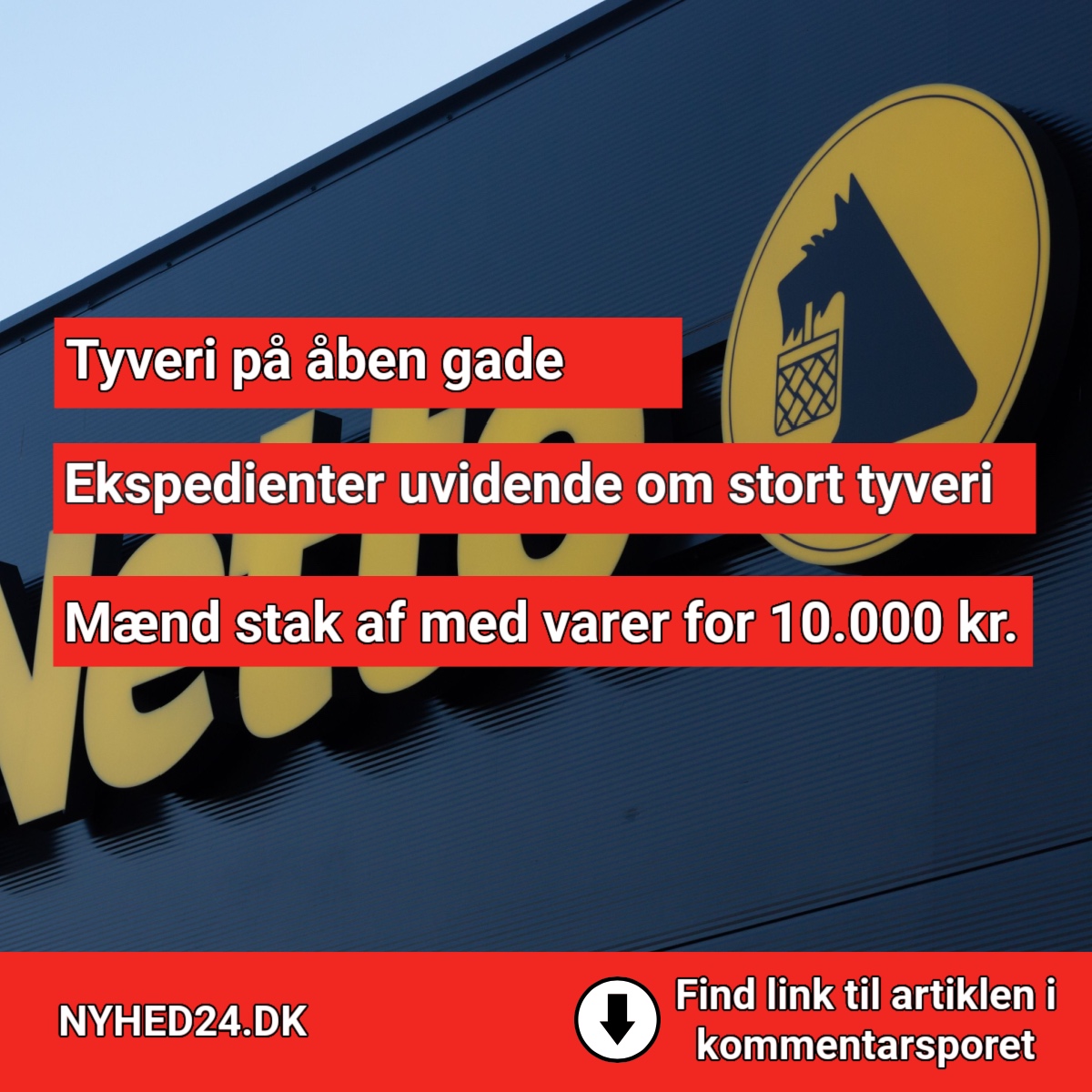 To mænd stjal for tusindvis af kroner foran ekspedienternes øjne
