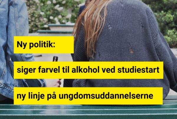 Forbudt ved studiestart – ny linje på ungdomsuddannelserne