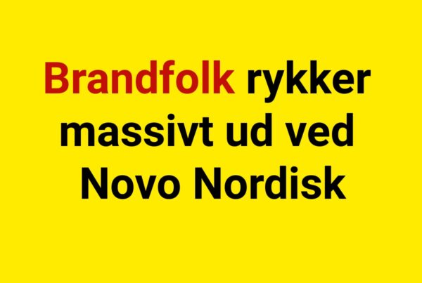 Brandfolk rykker massivt ud ved Novo Nordisk
