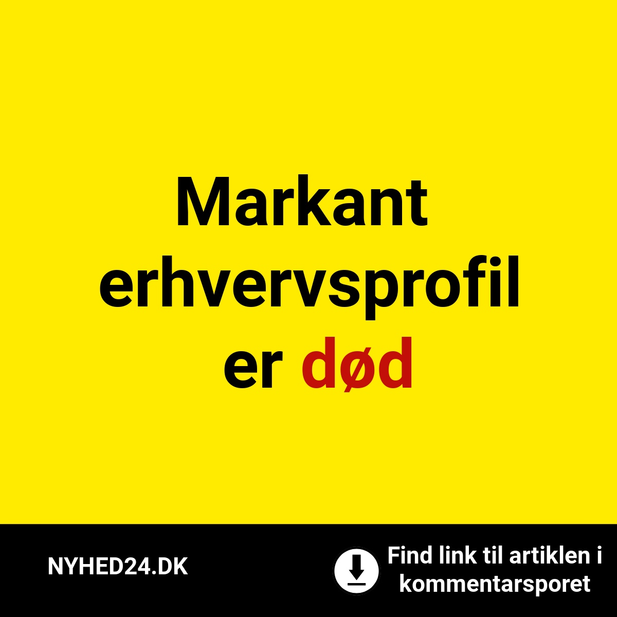 Markant erhvervsprofil er død