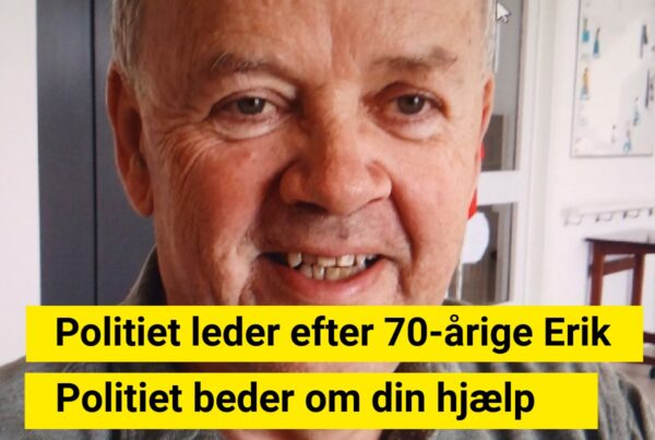 Politiet leder efter 70-årige Erik - Politiet beder om din hjælp