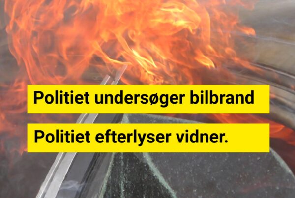 Mistænkelig bilbrand: Politiet søger vidner