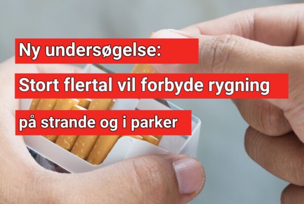 Ny undersøgelse: Seks ud af ti danskere ønsker røgfrie udeområder