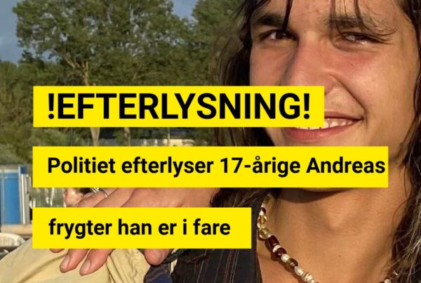 17-årige Andreas forsvundet: Sidst set fredag eftermiddag